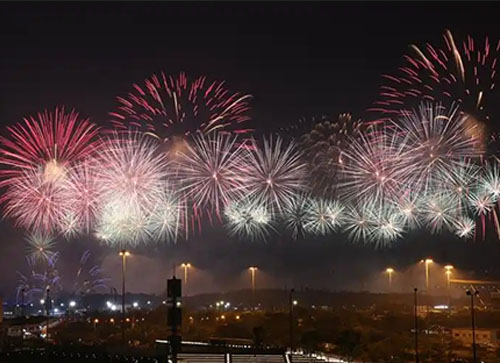 衡东县焰火晚会